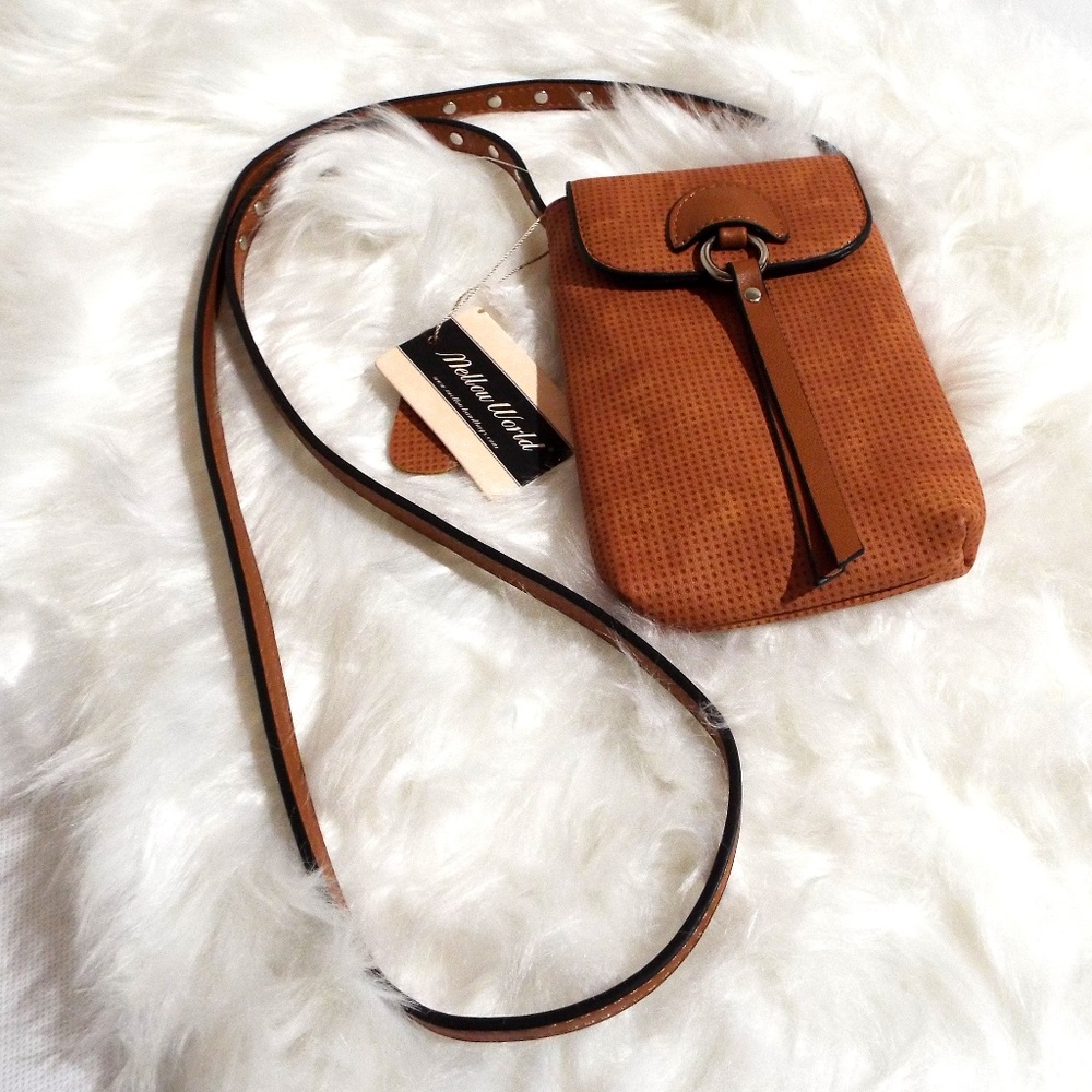 MELLOW WORLD Vegan Studded Cell Phone Crossbody